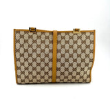 Sac cabas vintage Gucci en cuir et toile bordeaux Jackie