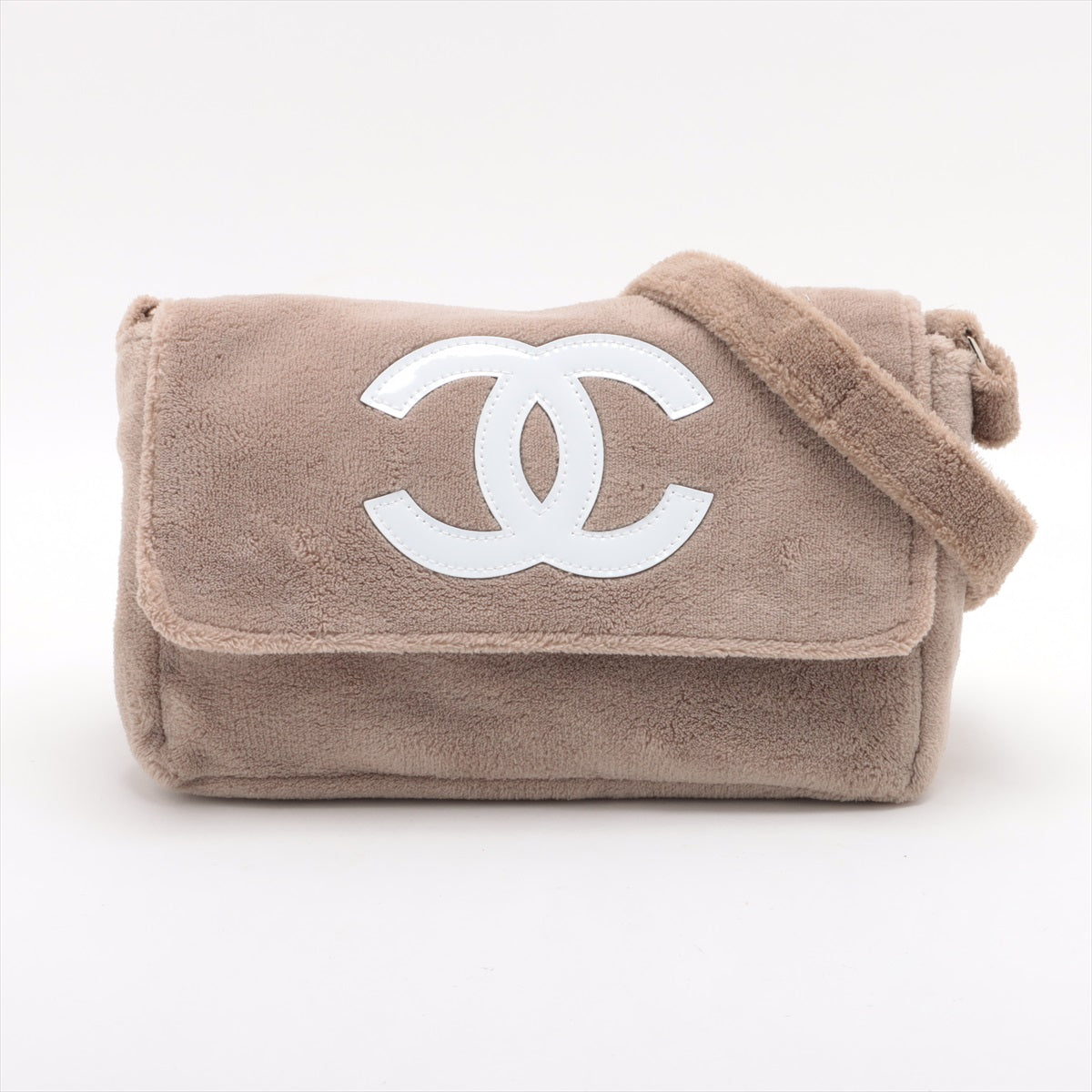 Chanel crossbody bag grey sponge Shoulder bags CHANEL Pink