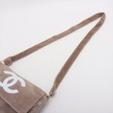 Chanel crossbody bag grey sponge Shoulder bags CHANEL Pink