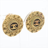 Gold CC earrings