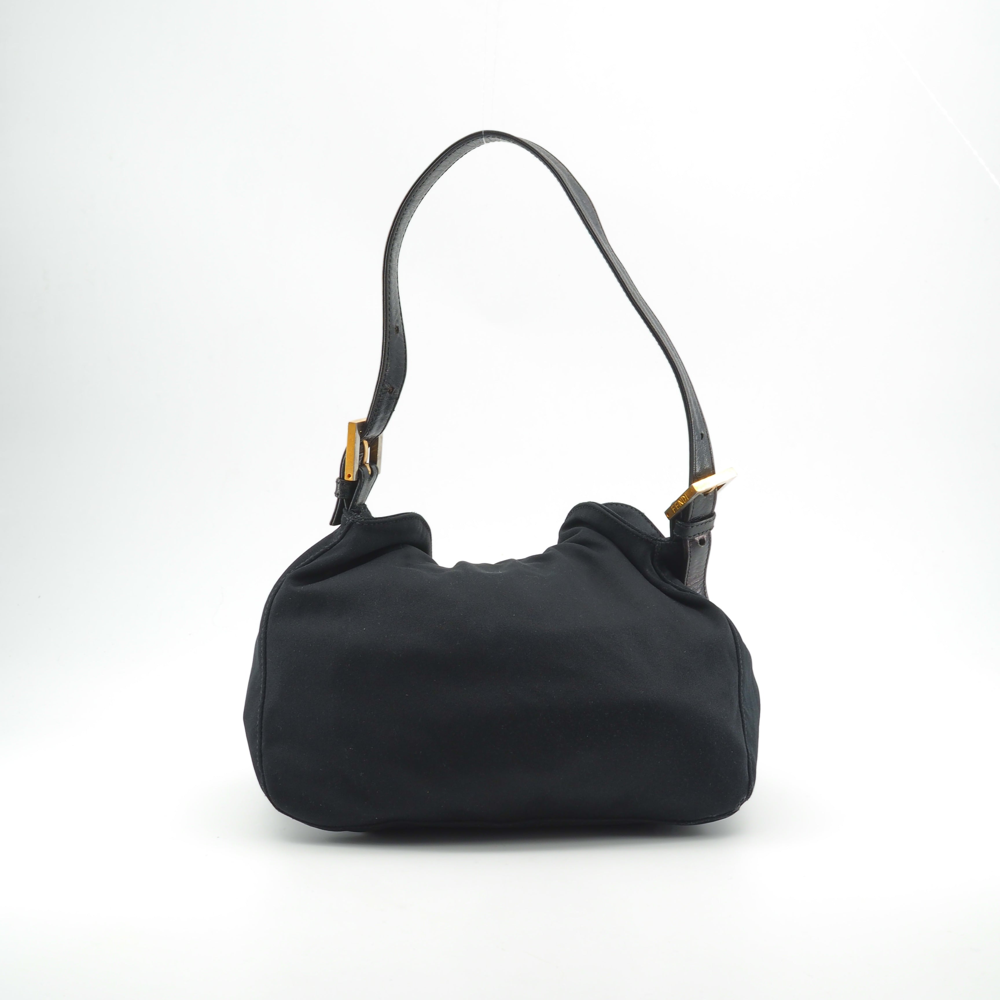 Fendi Shoulder bag black nylon Shoulder bags FENDI Black Synthetic