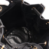 Chanel Matelasse Backpack Rucksack Caviar Skin Black Gold Hardware