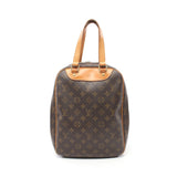 Louis Vuitton Excursion Monogram Handbag Leather Brown