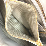 Sac à main Prada Bl0837 vintage en cuir Saffiano blanc