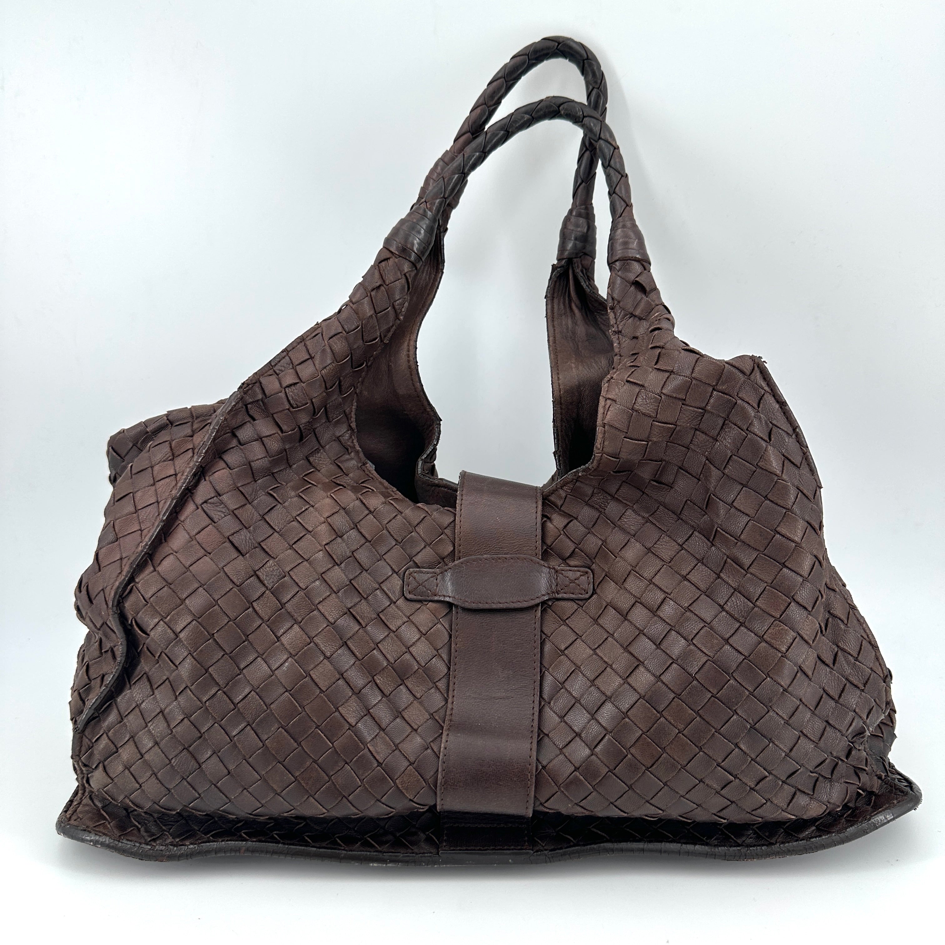 Bottega Veneta handbag brownIntrecciato leather                             shoulder-bags                              [object Object] undefined undefined