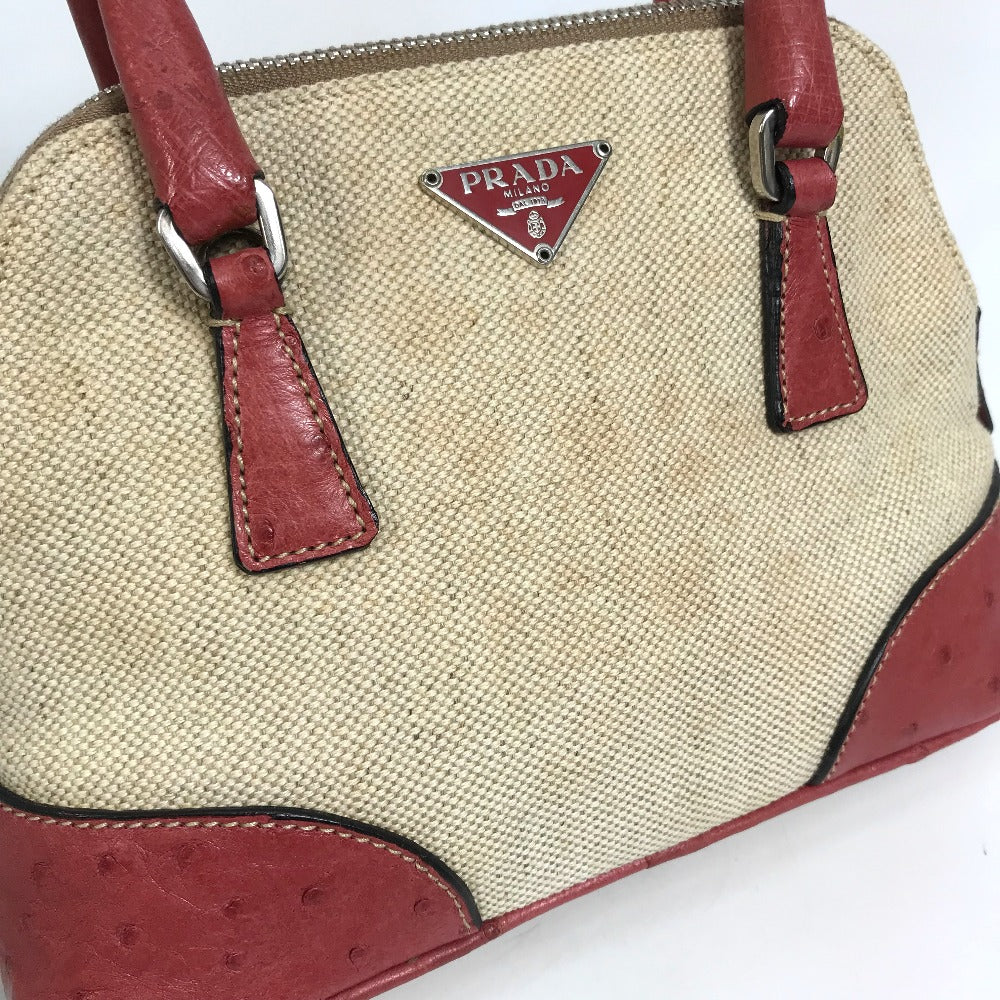 Prada Bn0115 Mini Bag Double Shoulder Shawl Handbag Canvas Women Shoulder bags PRADA  