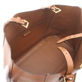 Miu Miu Soft Calf Shoulder Bag Tote Leather Brown