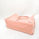 Balenciaga The Paper Handbag Leather Pink