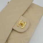 Timeless 25 Beige Shoulder bags CHANEL Neutrals Leather