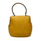 Dior Handbag Yellow Leather