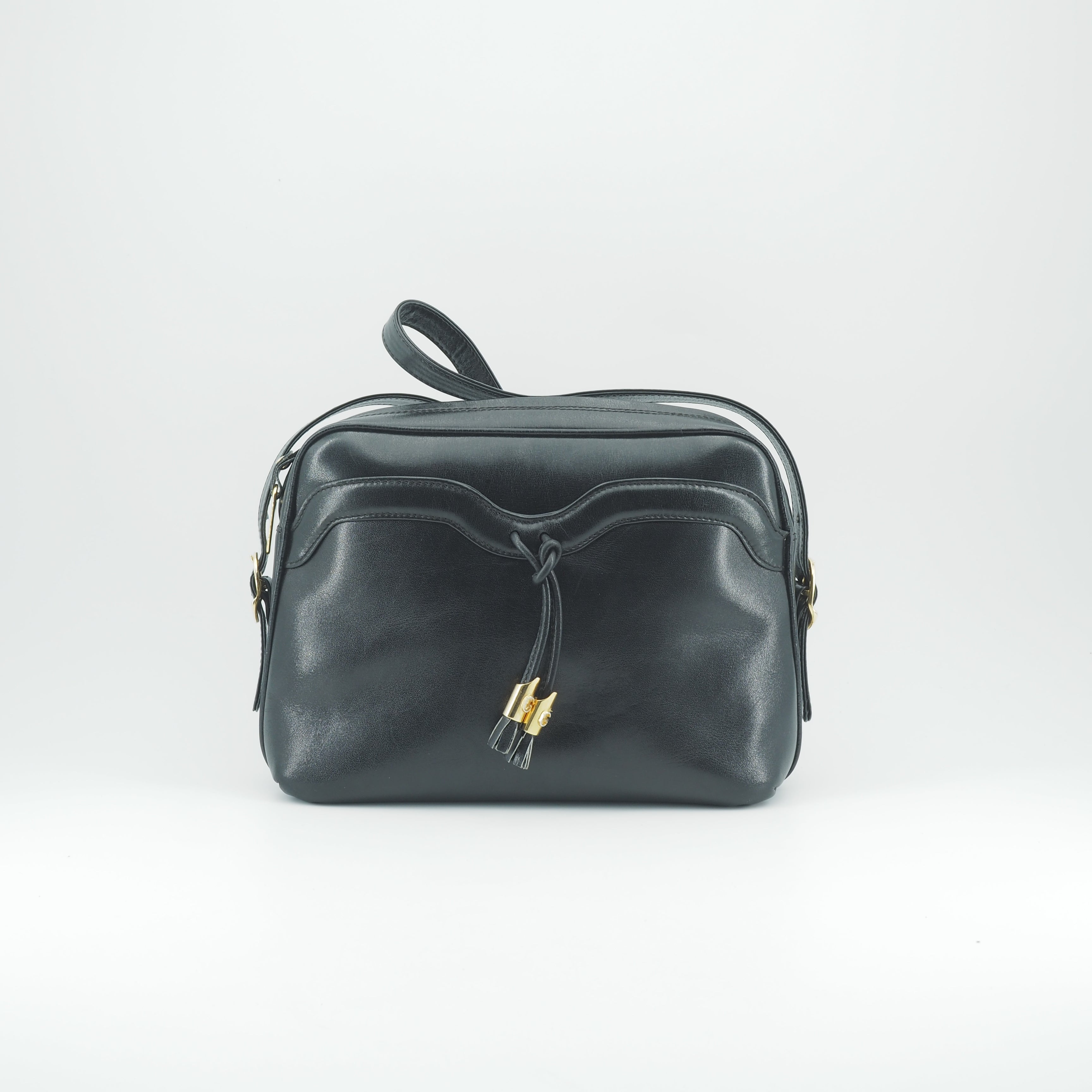 Gucci Black leather Cross-body bags GUCCI Black Leather