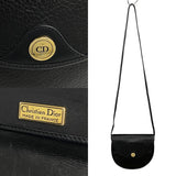 Dior Shoulder Bag Black Leather