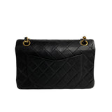 Chanel Handbag Black Leather