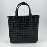 Chanel Tote bag black vinyl