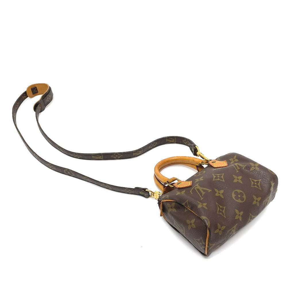 Pochette Mini Speedy Monogram Vintage Louis Vuitton Marron