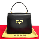 Gucci Handbag Black Leather