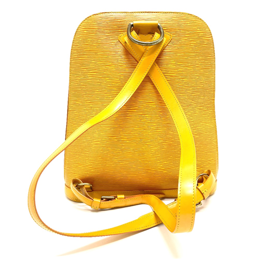 Rucksack Vintage Louis Vuitton M52299 Épi Jaune Cuir Unisexe