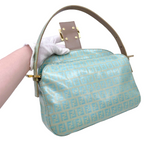 Fendi Zucchino Round Mouth Mamma Bucket Light Blue Ghw