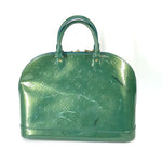 Louis Vuitton M93628 Monogram Vernis Alma Gm Tote Bag Briefcase Lame Handbag Women Tote bags LOUIS VUITTON Blue, Green 