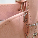 Balenciaga The Paper Handbag Leather Pink