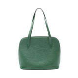 Louis Vuitton Lussac Epi Borneo Green Shoulder Bag Leather