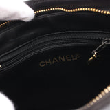 Chanel Coco Mark Waist Bag Lambskin Black Gold Hardware