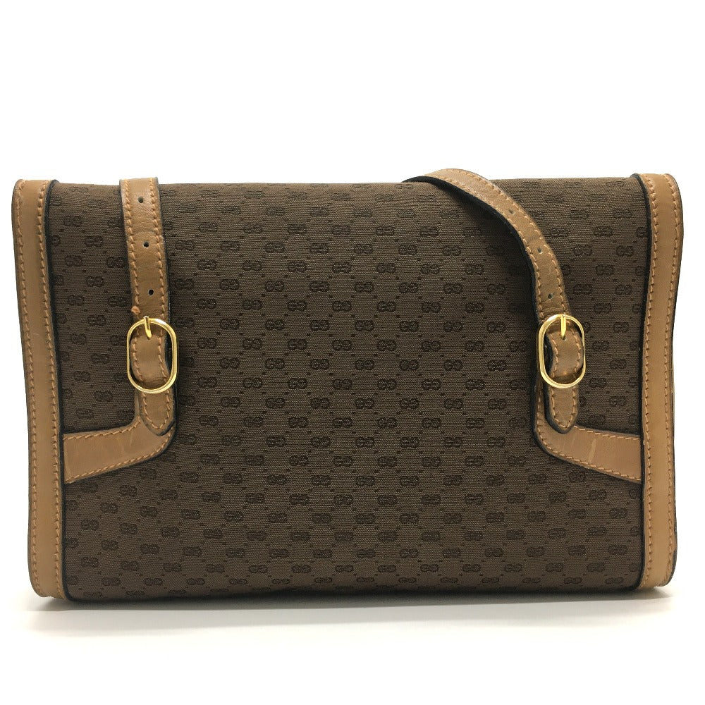 Sac à main vintage Gucci 067 Micro-Gg en toile GG et cuir