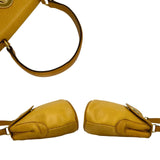 Dior Handbag Yellow Leather