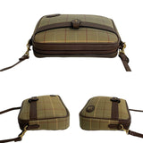 Burberry Shoulder Bag Khaki Canvas