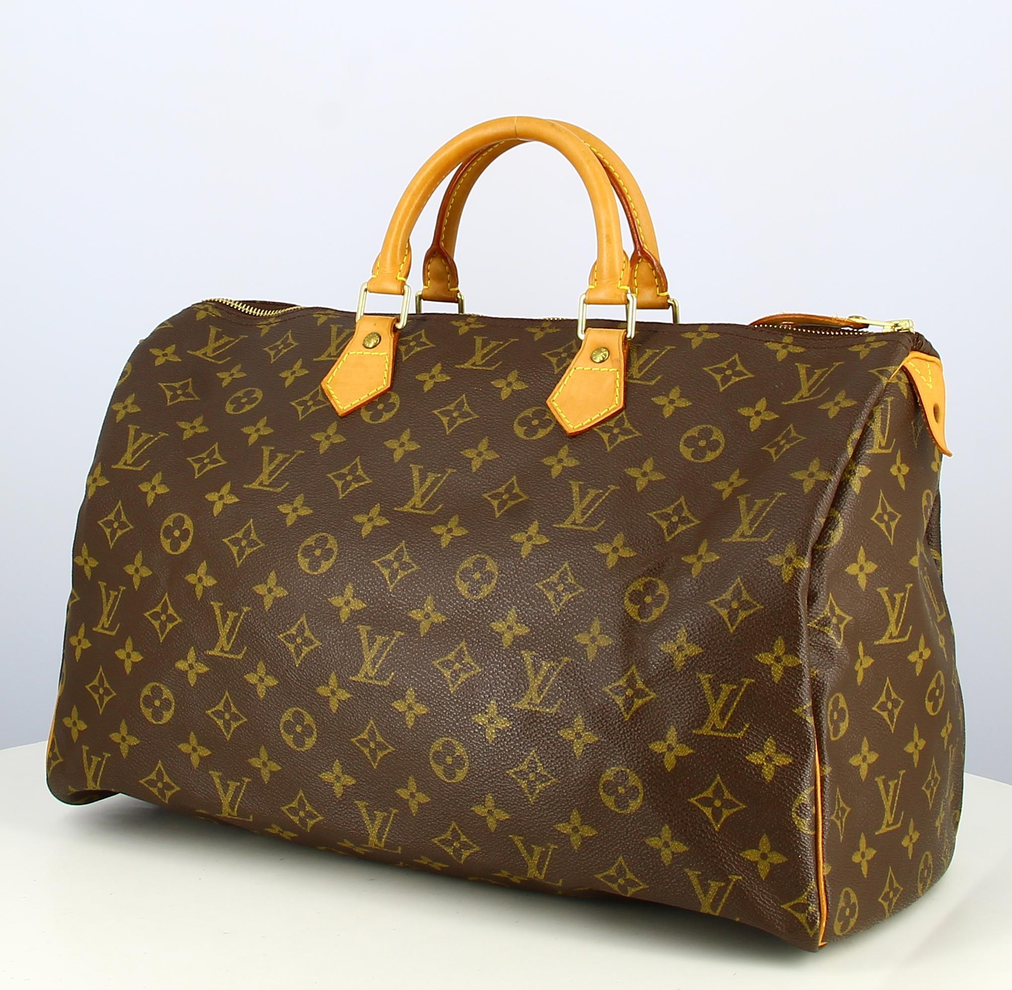 Sac à main vintage Louis Vuitton Speedy 40 Monogram en toile