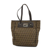 Fendi Zucchino Tote Bag Canvas B                             tote-bags                              [object Object] undefined undefined