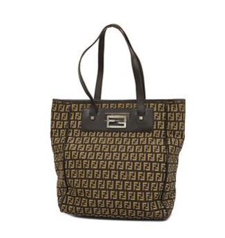 Fendi Zucchino Tote Bag Canvas B                             tote-bags                              [object Object] undefined undefined