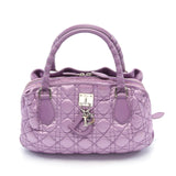 Dior Canage Handbag Nylon Purple