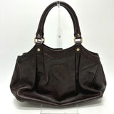 Gucci 211944 Gg Sookie Vintage Sac Tote Cuir Femme Brown Gold