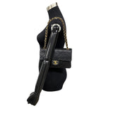 Chanel Handbag Black Leather