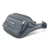 Sac banane vintage Balenciaga 482389 en nylon gris