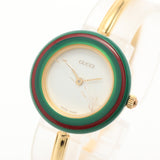 Change Bezel Watch Sherry Line Women Watch Quartz GP Gold Green Red White Dial