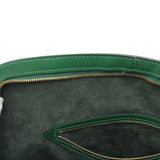 Louis Vuitton Lussac Epi Borneo Green Shoulder Bag Leather