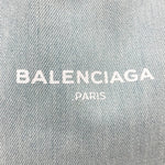 Balenciaga Vintage Cabas S Sac Bleu en Cuir/Toile