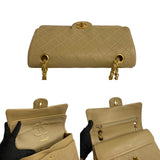 Chanel Handbag Beige Leather