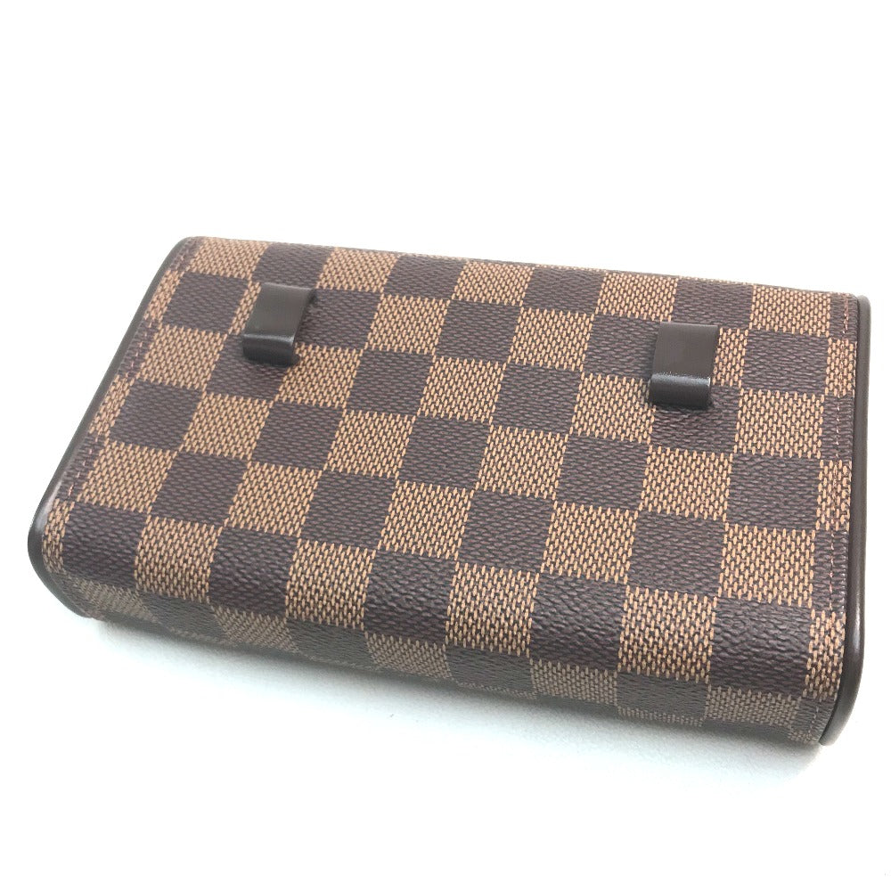 Pochette Florentine Damier Louis Vuitton Vintage Marron