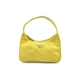 Pochette Accessoire Vintage PRADA Nylon Jaune