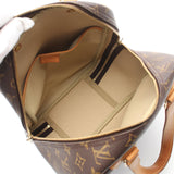 Louis Vuitton Excursion Monogram Handbag Leather Brown