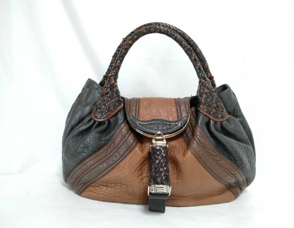 Fendi Spy leather handbag brown leather                             handbags                              [object Object] undefined undefined