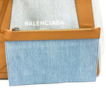 Balenciaga Vintage Cabas S Sac Bleu en Cuir/Toile