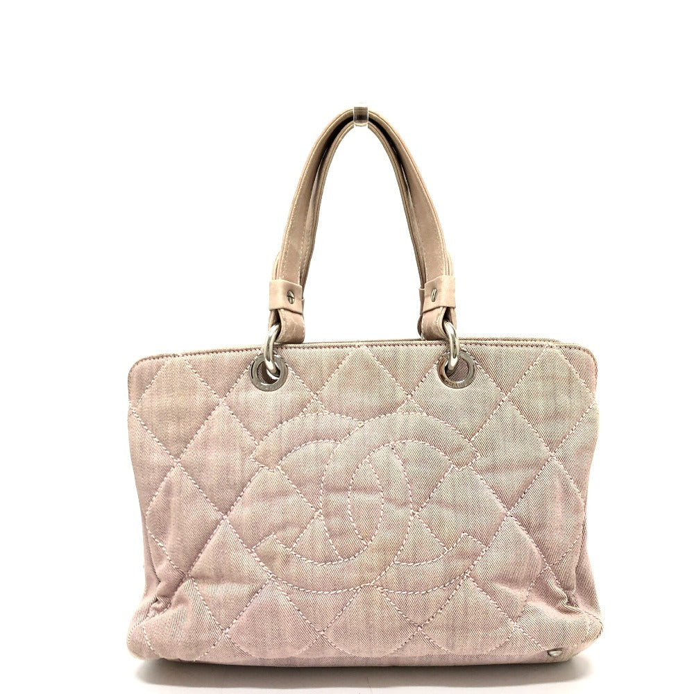 Sac à main vintage Chanel Coma Mark Cc Matelassé Rose