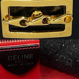 Celine Shoulder Bag Black Leather