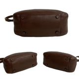 Prada Shoulder Bag Brown Leather