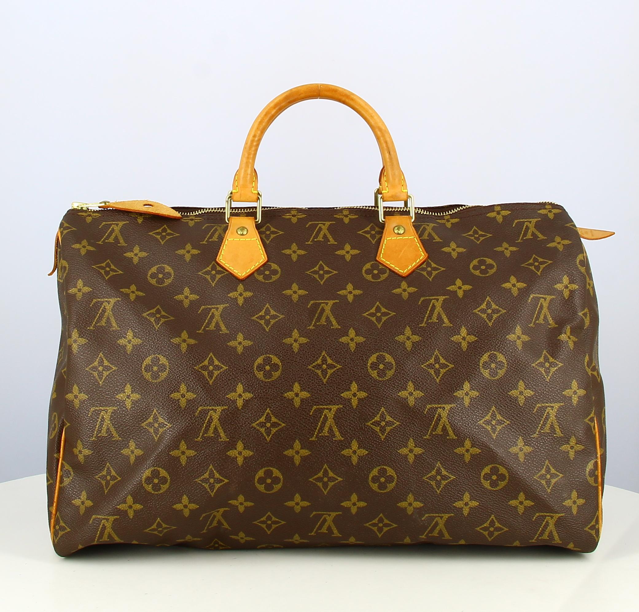 Sac à main vintage Louis Vuitton Speedy 40 Monogram en toile