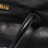 Miu Miu Handbag Leather Black Logo